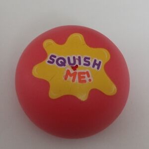 Free with any Purchase: Squish Me Red Stress Ball